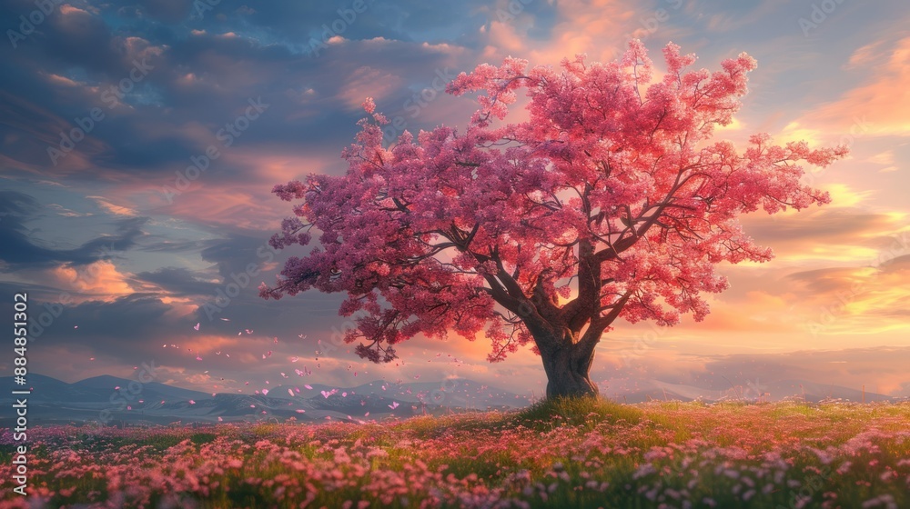 The most beautiful and realistic cherry tree The most beautiful and realistic cherry tree