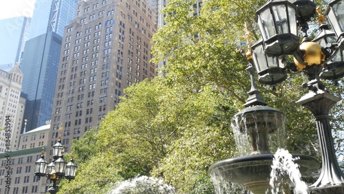 Foto New York City Lower Manhattan, Downtown Financial District architecture, United States