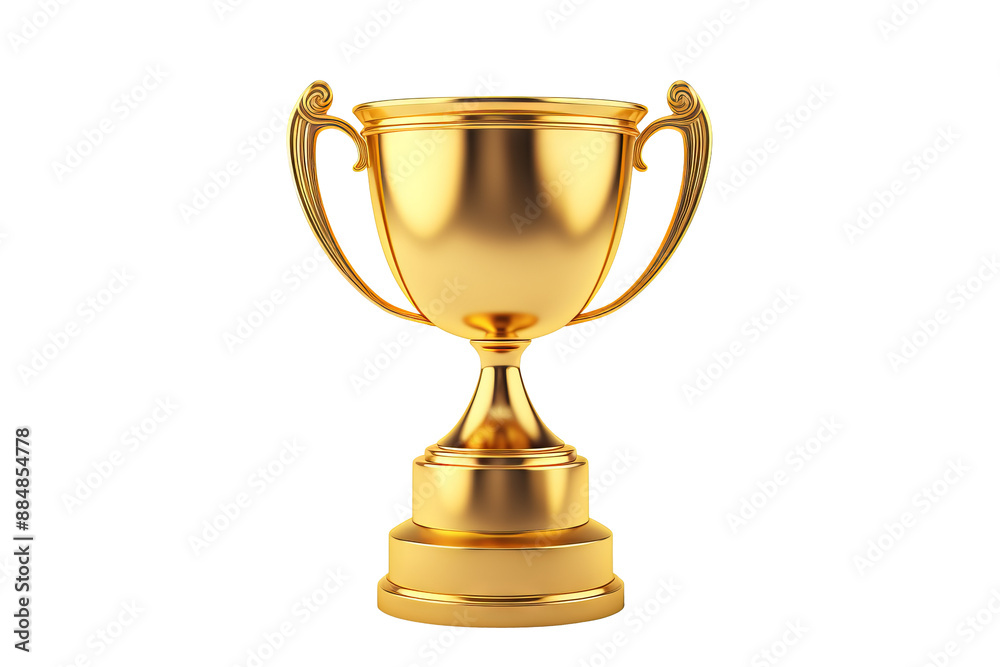Shiny gold trophy cup isolated on PNG transparent background, perfect for award celebrations, competitions, and achievement recognition graphics Shiny gold trophy cup isolated on PNG transparent background, perfect for award celebrations, competitions, and achievement recognition graphics