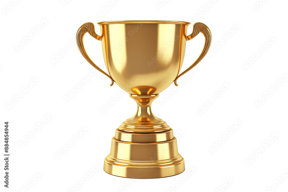 Shiny gold trophy cup isolated on PNG transparent background, perfect for award celebrations, competitions, and achievement recognition graphics Shiny gold trophy cup isolated on PNG transparent background, perfect for award celebrations, competitions, and achievement recognition graphics