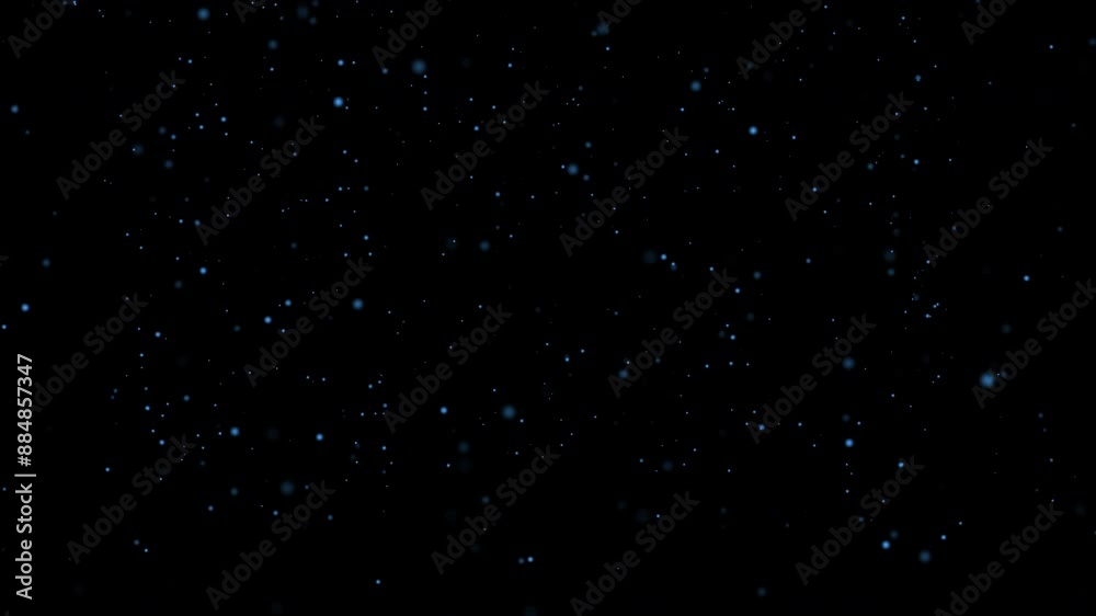 Futuristic blue rain trapcode form. 4k Abstract blue motion background. data transfer particle effect. Glowing neon particles pulse across the screen. Data cloud effect.