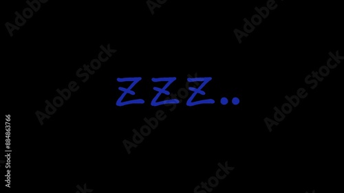 眠りの絵文字の透過素材