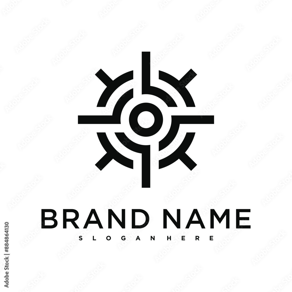 Target logo design, abstract and unique target sign. Premium Vector Target logo design, abstract and unique target sign. Premium Vector