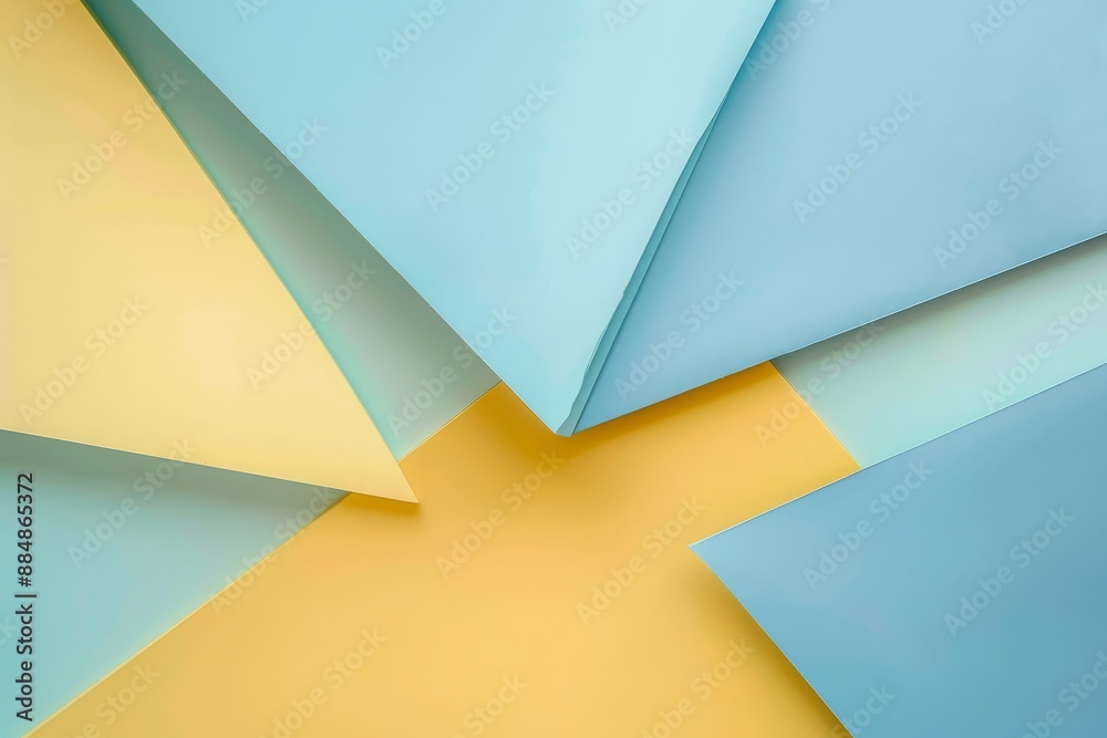 Geometric shapes and lines in pastel hues, creating a minimalist abstract composition Geometric shapes and lines in pastel hues, creating a minimalist abstract composition