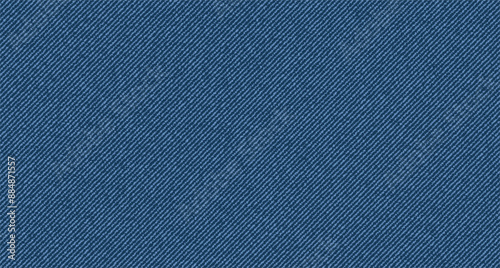 Blue denim pattern texture background vector illustration.