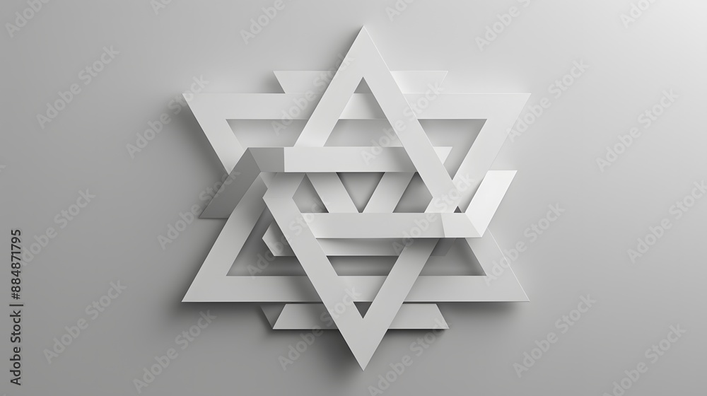 Abstract white geometric pattern on gray background modern digital technology global network metal bending for wallpaper, logo, banner, web design. Abstract white geometric pattern on gray background modern digital technology global network metal bending for wallpaper, logo, banner, web design.