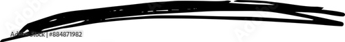 Underline scribble lines, cross stoke, set free hand fast marks, typography elements 