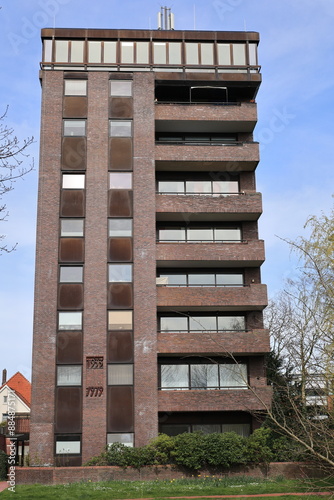 Blick in die Altstadt von Westerstede in Niedersachsen	 photo