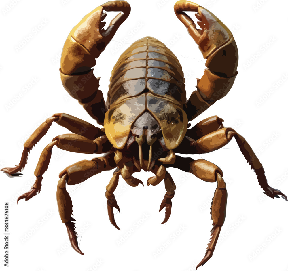 scorpion isolated on white background scorpion isolated on white background