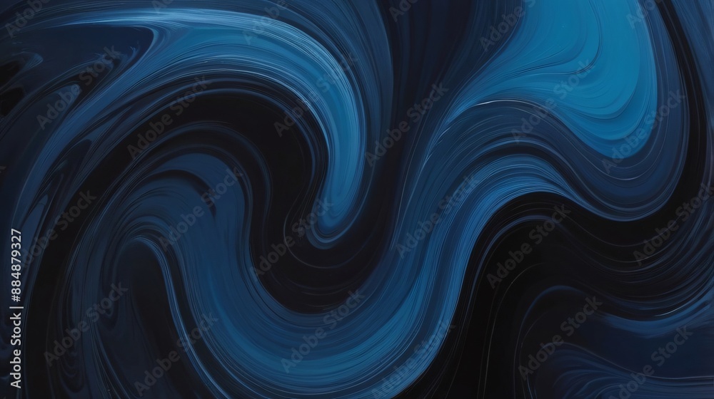 abstract blue painting with swirl and vortex abstract blue painting with swirl and vortex