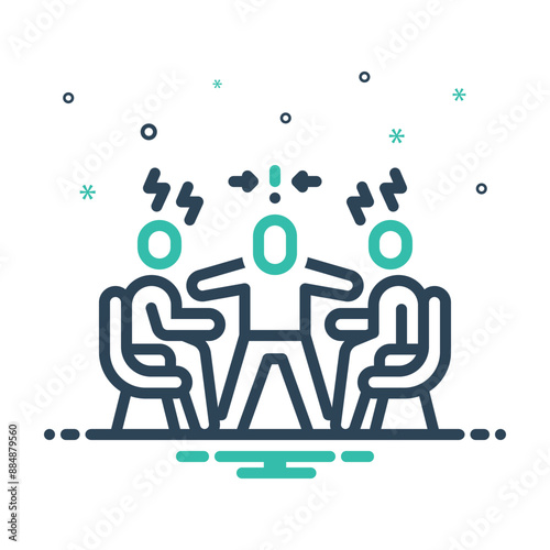 Mix icon for conflict resolution