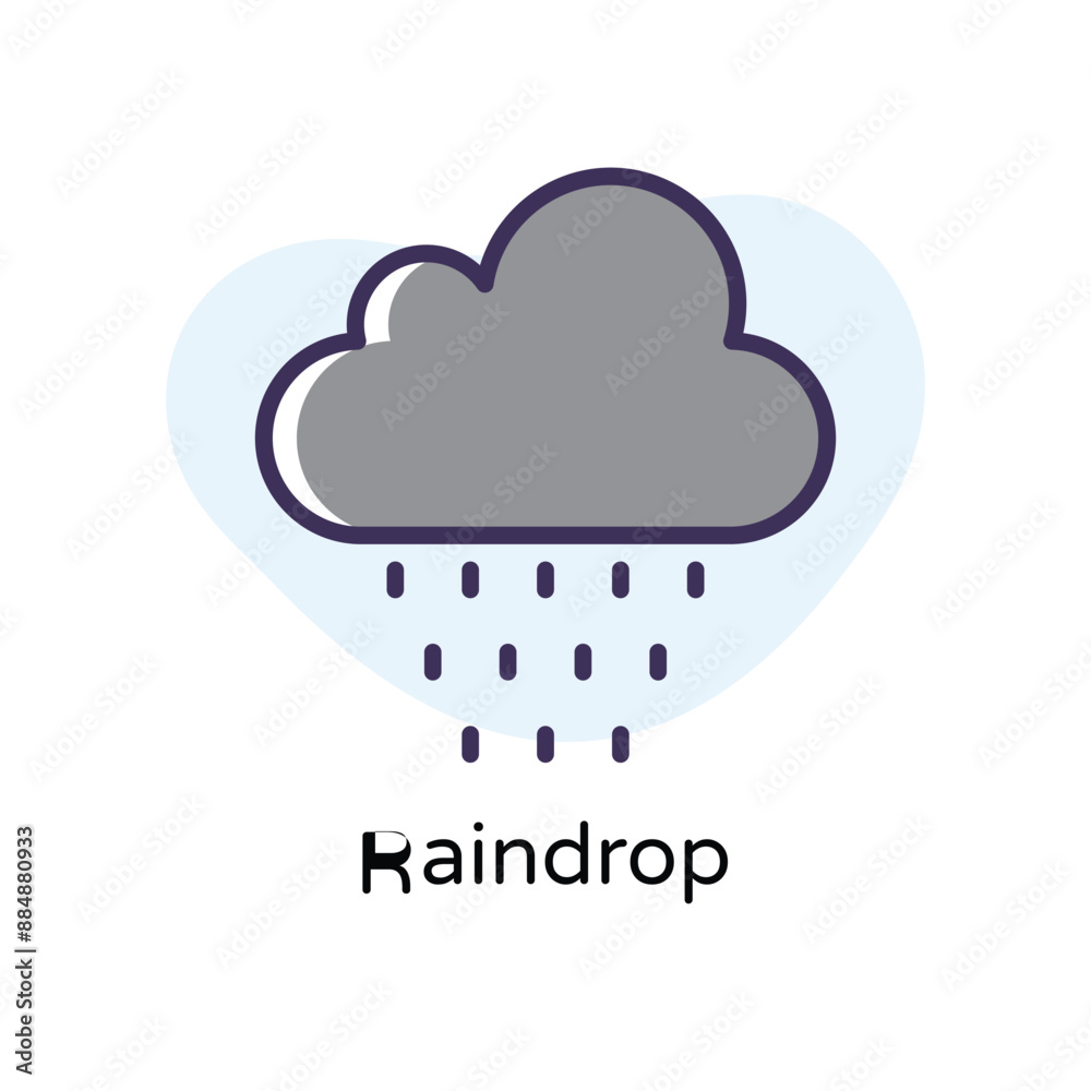 Raindrop vector icon Raindrop vector icon