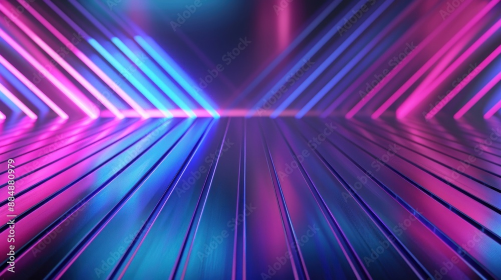 Fototapeta premium Abstract Neon Glow