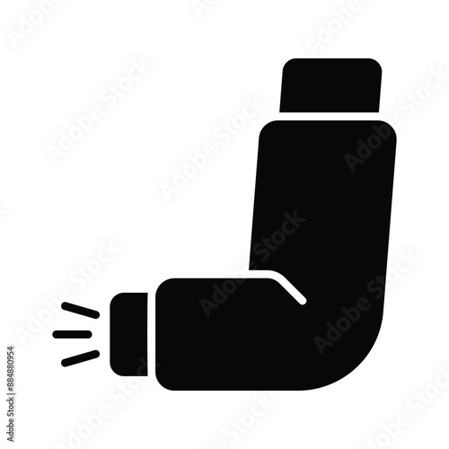 Beautiful vector of inhaler, medical equipment icon