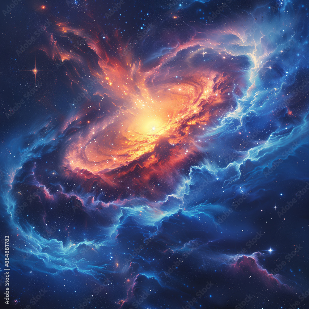 Illustration dream universe that is beyond imagination Illustration dream universe that is beyond imagination
