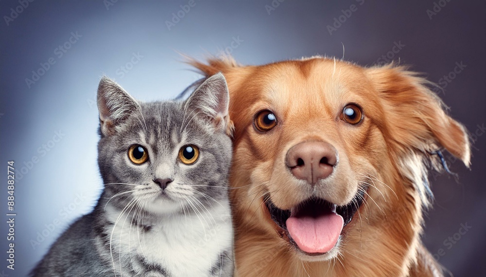 dog and cat close up shots dog and cat close up shots
