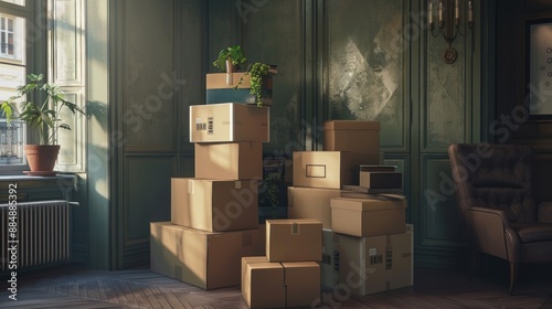 Moving Day in a Vintage Apartment