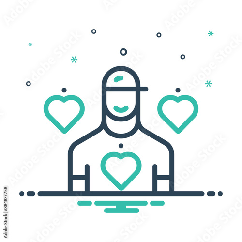 Mix icon for volunteers