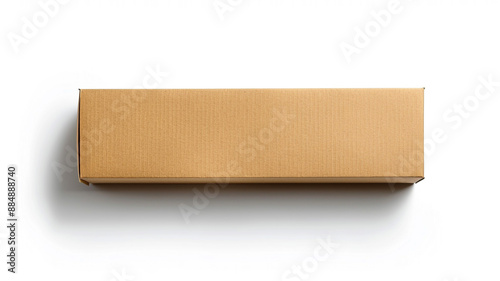 Cardboard box isolated over white background. cardboard box, isolated on white, packaging, shipping box, empty box, storage box, brown box, corrugated box, moving box, cardboard packaging, box design,