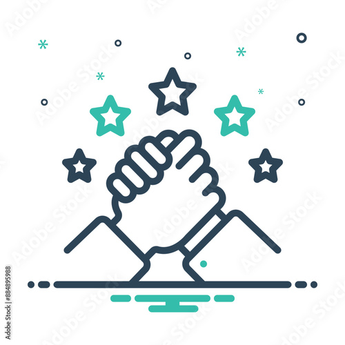 Mix icon for partnership