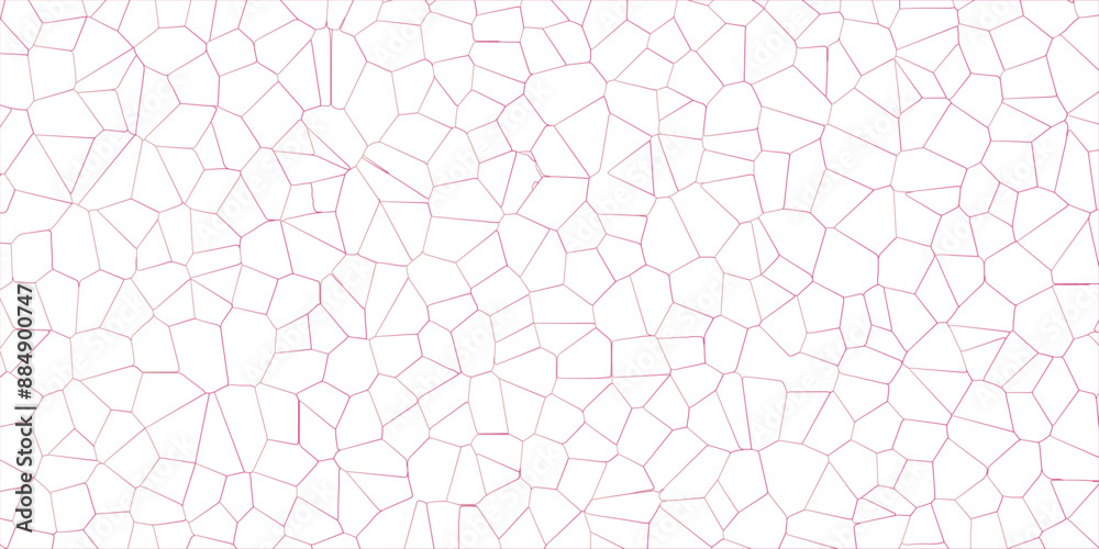 Abstract geometric mosaic broken tiles design stained seamless geometric retro pattern broken quartz crystalized polygonal diamond shape vintage vector background.