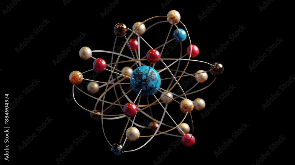 Atomic Structure: Basic building blocks of matter, atoms feature a nucleus housing protons and neutrons, encircled by electrons influencing chemical characteristics.
Atomic Structure: Basic building blocks of matter, atoms feature a nucleus housing protons and neutrons, encircled by electrons influencing chemical characteristics.