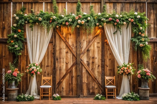 rustic wedding background photo