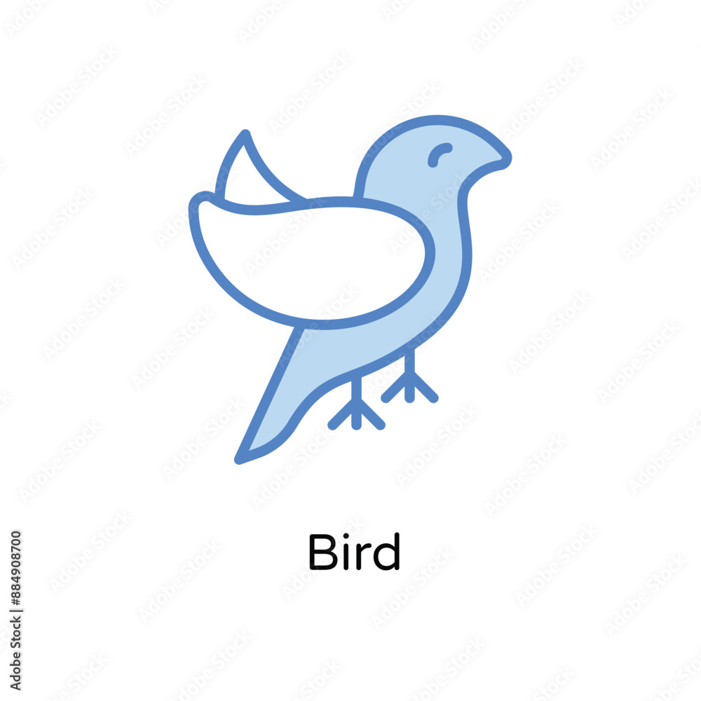 Bird vector icon Bird vector icon