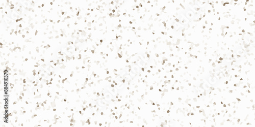 Terrazzo flooring consists of chips of marble texture. quartz surface brown, white for bathroom or kitchen countertop. brown paper texture background. rock stone marble backdrop textured illustration.