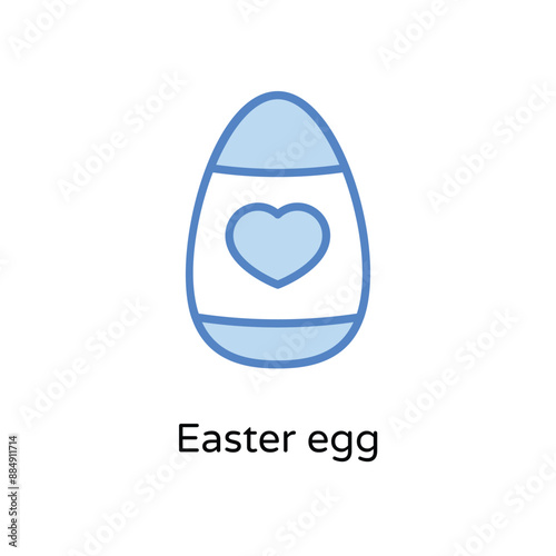 Easter egg vector icon