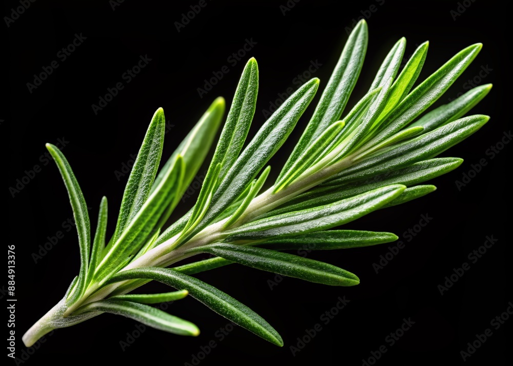 Rosemary leaf herbal is spices isolated on an alpha background Rosemary leaf herbal is spices isolated on an alpha background