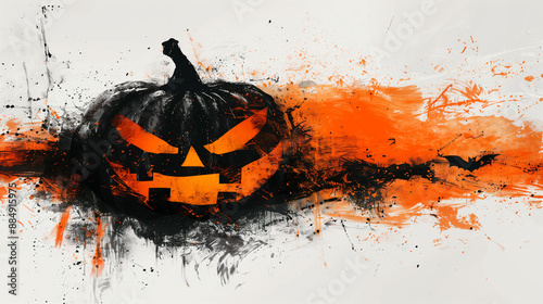 illustration of Halloween p...