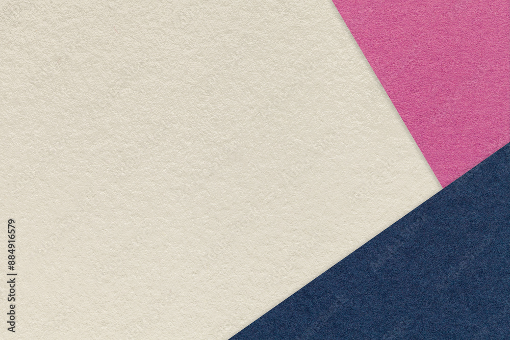 Texture craft light beige paper background with purple and navy blue border. Vintage abstract sand cardboard. Texture craft light beige paper background with purple and navy blue border. Vintage abstract sand cardboard.