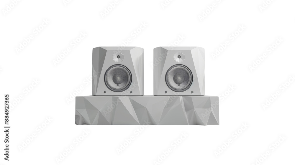 Sound system, low poly, game asset, low polygonal geometric Sound system, low poly, game asset, low polygonal geometric