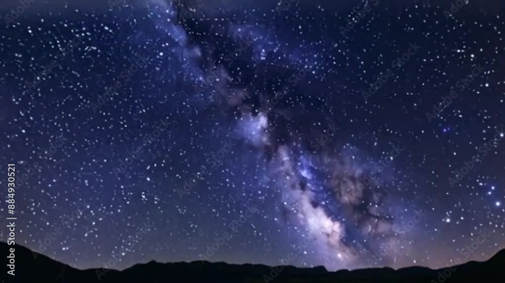 view of stars in the night sky