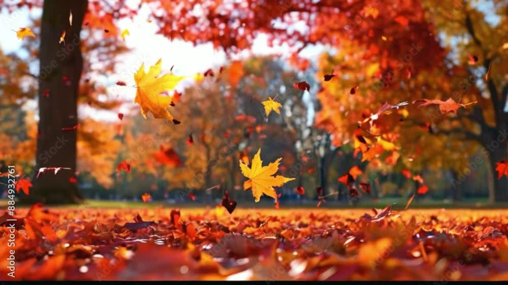 autumn leaves in the forest autumn leaves in the forest