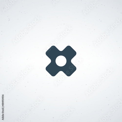 Close vector icon, delete s...