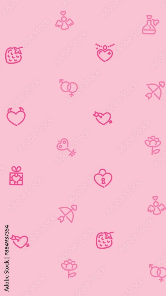seamless pattern with hearts seamless pattern with hearts