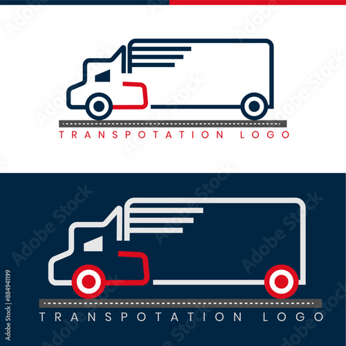 Transport Logo Design, Truck Logo Design, Road Logo.