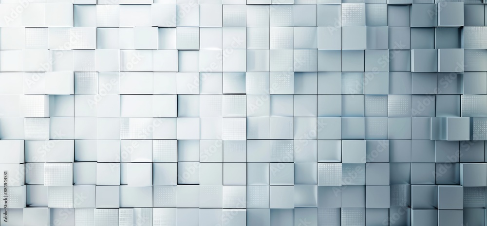 Abstract Geometric White Squares Abstract Geometric White Squares