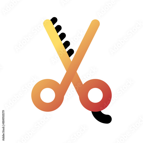 Editable shears vector icon. Barbershop, lifestyle, grooming. Part of a big icon set family. Perfect for web and app interfaces, presentations, infographics, etc