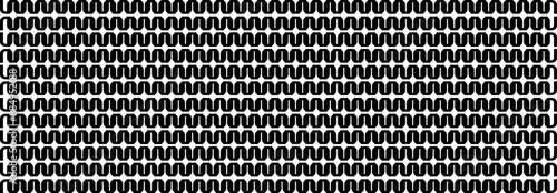 Pattern letter U Design, curve, Abstract Geometric, Illustration, vector, alternating overlapping, orderly arrangement background, black and white, banner, website, template. 