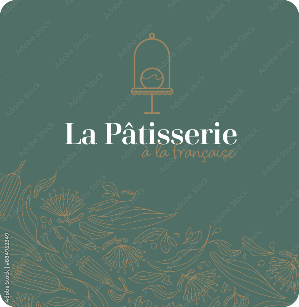 logo pâtissier, salon de thé, traiteur évènementiel