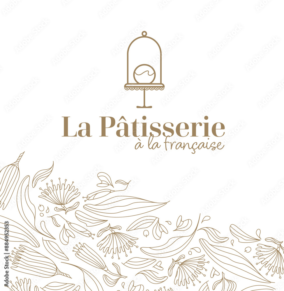 logo pâtissier, salon de thé, traiteur évènementiel