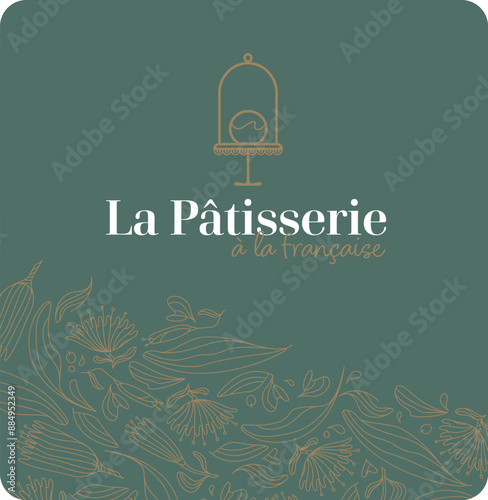 logo pâtissier, salon de thé, traiteur évènementiel