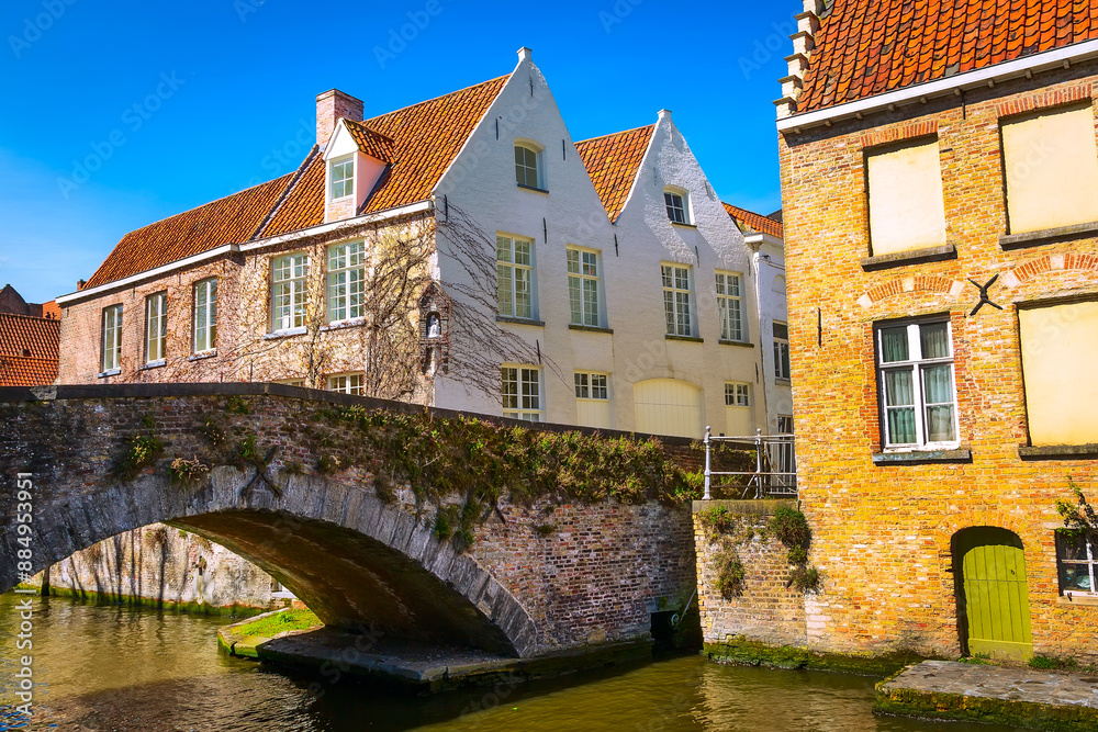 Scenic cityscape in Bruges, Belgium Scenic cityscape in Bruges, Belgium