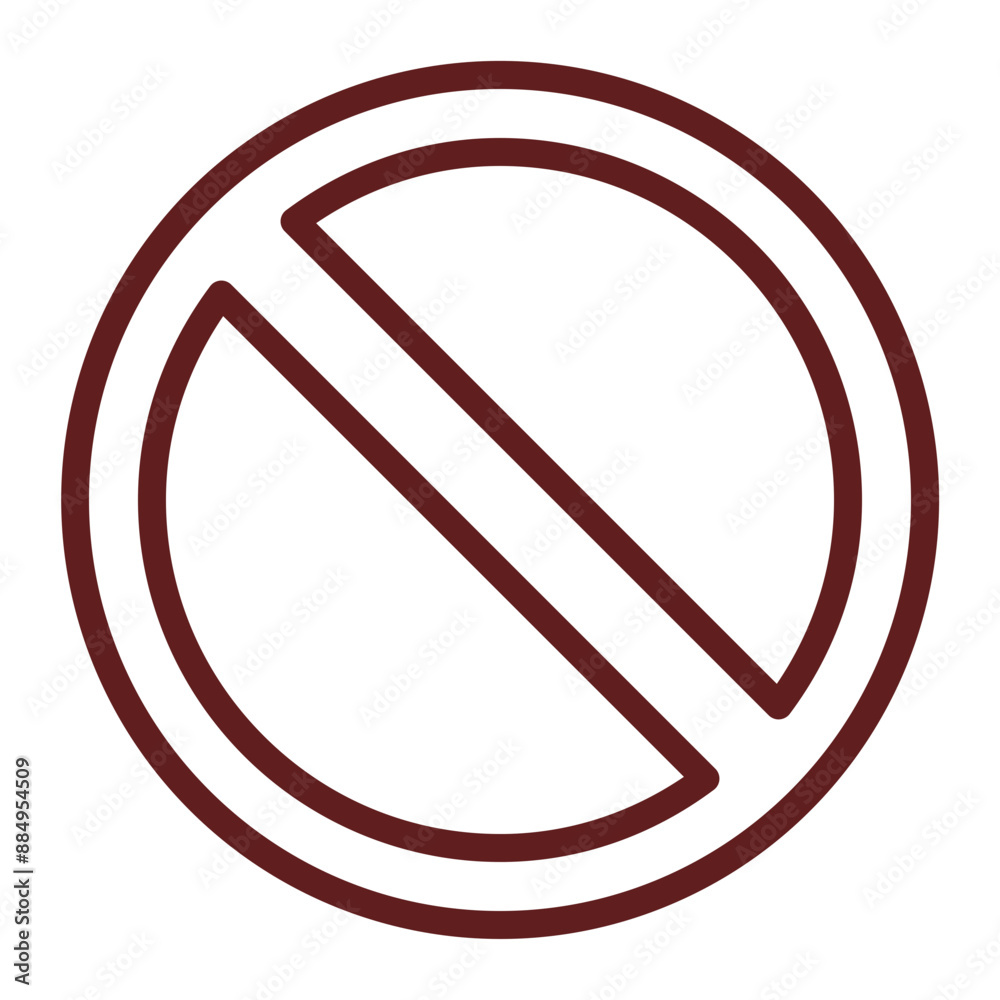 crosscircle Vector Line Maroon Icon Design crosscircle Vector Line Maroon Icon Design