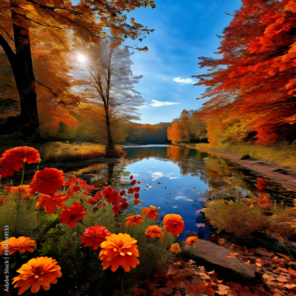 autumn in the forest
