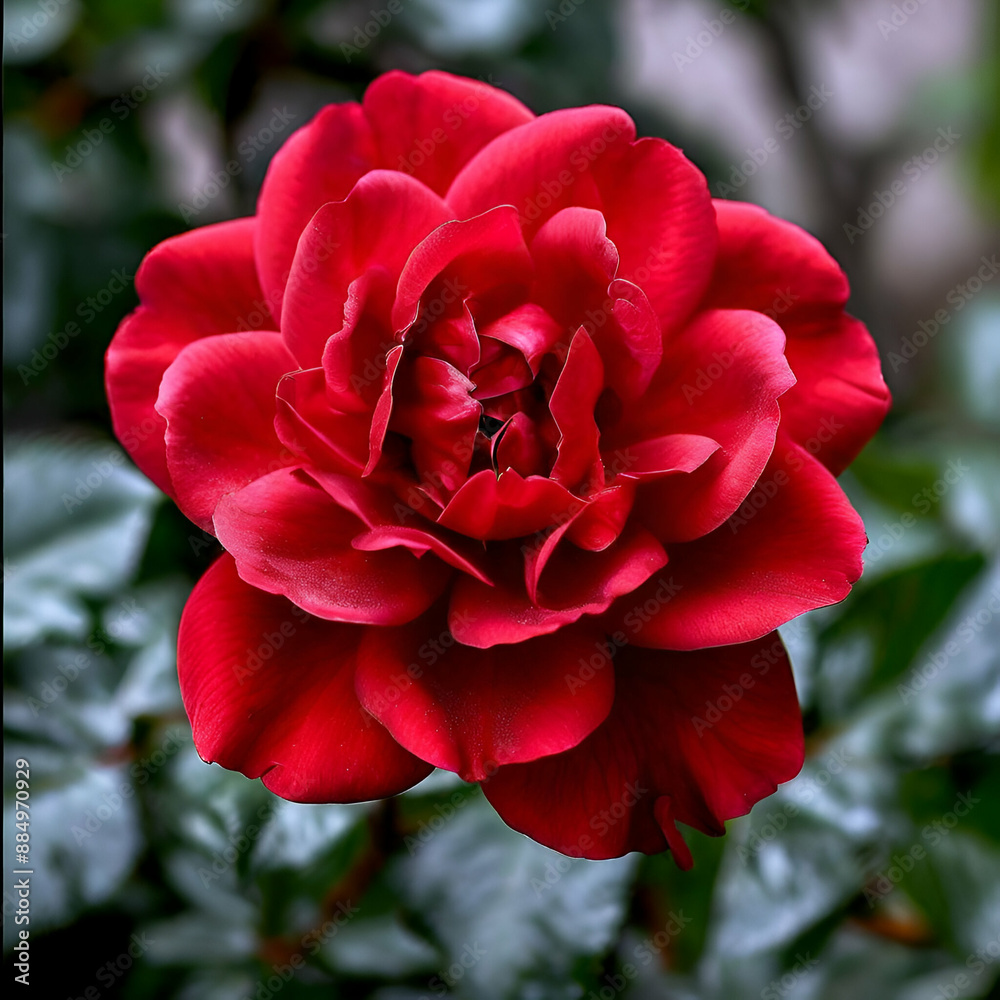 red rose in garden