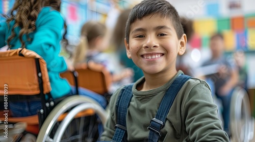 Empowering special needs students through individualized education programs, fostering inclusive learning environments where every child thrives with personalized attention and support. photo